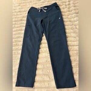 Figs straight blue scrub pants